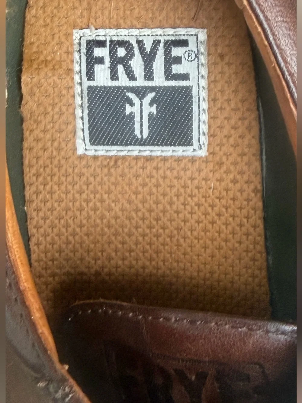 Frye Taylor Men’s Sz 7.5 Split Toe Brown Full Grain Leather Lace Up Oxford Shoes